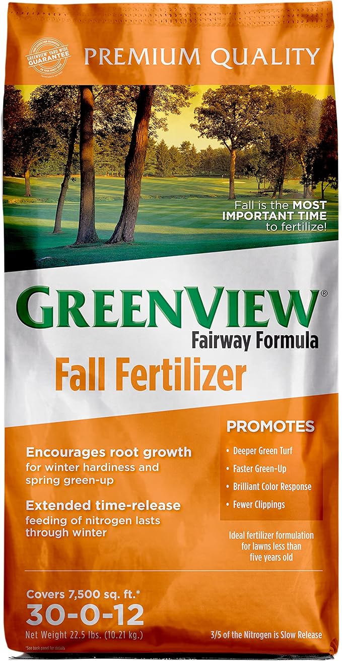 Greenview Fairway Formula Fall Fertilizer - 22.5 Lb - Covers 7,500 Sq. Ft.