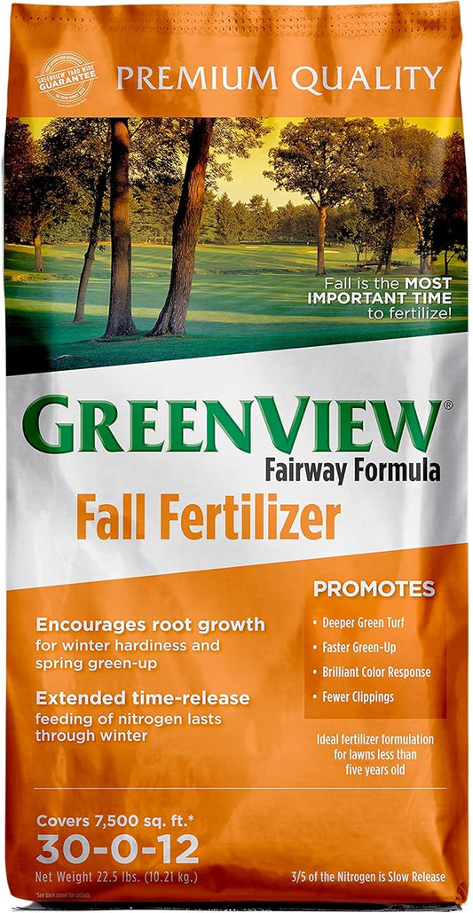 Greenview Fairway Formula Fall Fertilizer - 22.5 Lb - Covers 7,500 Sq. Ft.