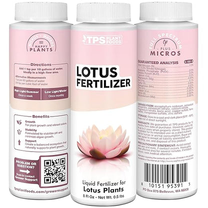 Lotus Fertilizer, Complete Lotus Plant Food, 32 oz (1 Quart)