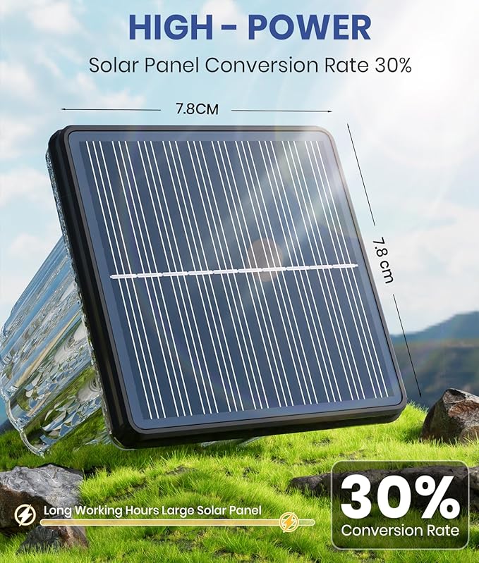 Upgraded Solar Lights Outdoor Waterproof 6 Pack, Adjustable Warm&Cool White, Pathway Lights Solar Powered Garden Decor Landscape Lighting Outside for Front Yard/Patio/Walkway/Driveway/Lawn/Path Light