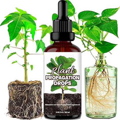 Propagation Plant Drops, Prop Solution for Healthier Roots & Care of Struggling Houseplants, 4oz