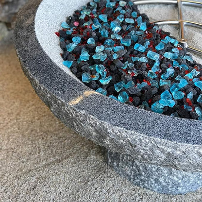Silica Sand for Gas Fire Pits and Fireplaces - 10 Pounds of Fireproof and Heatproof Base Layer Sand for use Under Gas Logs, Lava Rock or Fire Glass