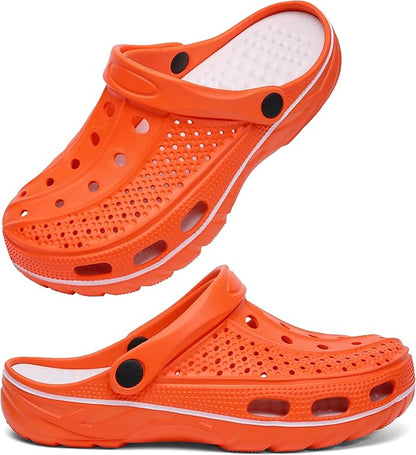 Women Men Orthopedic Clogs Arch Support Garden Shoes Sandals Slippers with Plantar Fasciitis Insoles