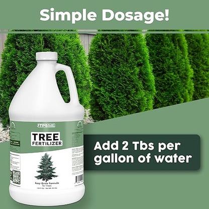 Tree Fertilizer – Liquid Plant Food for Healthy Roots & Foliage in Trees & Shrubs, 1 Gallon