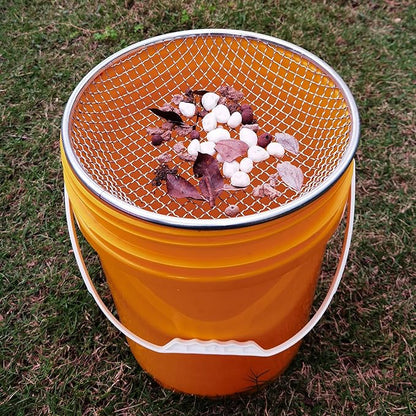 3/8 Inch Mesh Gardening Sand Soil Compost Sifter Perfect for 5 Gallon Bucket
