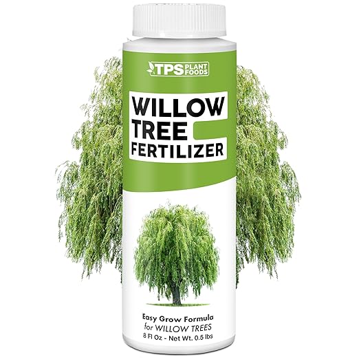 Willow Fertilizer for Willow Trees, Great for Weeping Willow, Corkscrew Willow, and Dappled Willow, Liquid Fertilizer by TPS Plant Foods, 8 oz (250 ml)