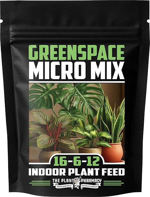 Fertilizer Commercial Grade | GreenSpace 16-6-12 | 5 Ounces | Custom Professional Plant Mix Blend | Indoor Foliage Feed | Controlled Release Granular | Low-Light Houseplants