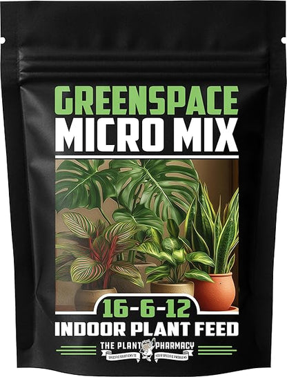 Fertilizer Commercial Grade | GreenSpace 16-6-12 | 5 Ounces | Custom Professional Plant Mix Blend | Indoor Foliage Feed | Controlled Release Granular | Low-Light Houseplants