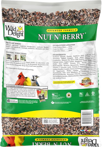 Wild Delight 366200 20-Pound Nut N-Berry Birdfood, 20 lb