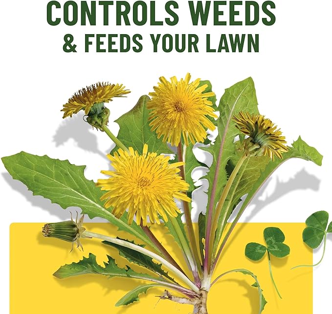 Scotts Turf Builder Liquid Lawn Food Plus Weed Control - Weed and Feed Spray, Controls Dandelions, Clover, and Others as Listed, 32 fl. oz.