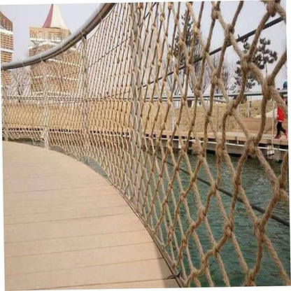 Yeory Jute Plant Support Netting Jute Garden Netting for Plants Natural Garden Trellis Twine Net for Pea Bean Climbing Vegetable 79x394 in, Garden Netting for Plants
