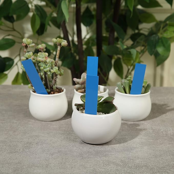 1000 Pcs 4 Inch Garden Plant Labels, Plastic Nursery Tags Waterproof Pot Seed Markers, Blue