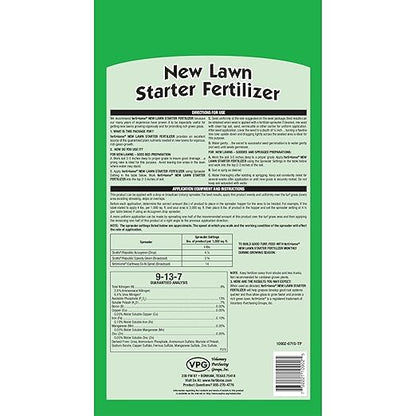 Fertilome (10902) New Lawn Starter Fertilizer 9-13-7 (10 lbs.)