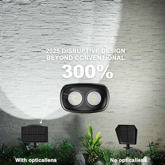Solar Spot Lights Outdoor Waterproof IP68, RGB Colors Changing Solar Lights with 4 Lighting Modes, Solar Powered Lights Outdoor for Yard Outside Landscape Garden (6Pack)