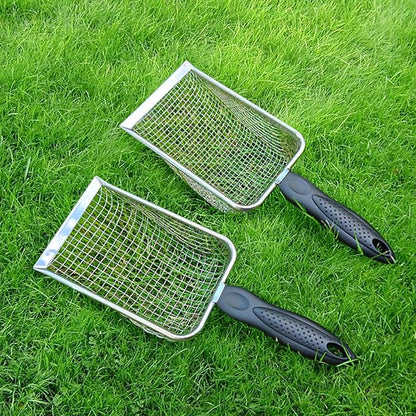 Soil Sifter for Gardening (2-Pack) – 3.8mm and 5mm Mesh, Heavy-Duty Metal Sifter for Dirt, Rocks, Compost and Sand, Durable Garden Tool for Landscaping and Potting Soil