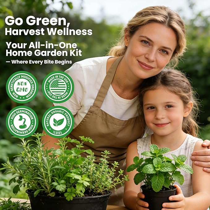 Herb Seeds Variety Pack – Fruivity 12800+ 15 in 1 Heirloom Seed Kits for Indoor/Outdoor Planting | Herb Indoor Garden Kit Starter - Complete Herb Garden Starter Set with Gift Packaging for Family