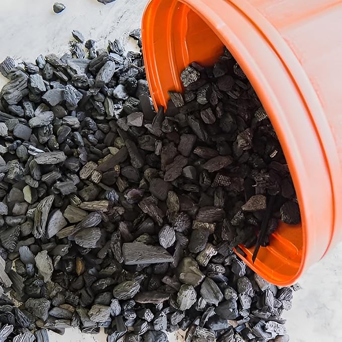 Go Garden Go Horticultural Charcoal for Potting Orchid/Succulent/Adenium/Terrarium Potting, Ornamental Plants Potting Other Gardening Purposes Natural Filter 450 G