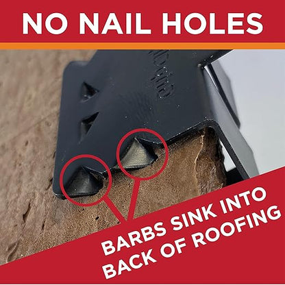 Roof Clips, Safe for Heat Tape, Electric Cable & Roof Heat Cable Installation, Prevents Roof Damage, Easy Nail-Free Outdoor Cable Clips, Your Ultimate Cable Clip (.625-25 Pack)