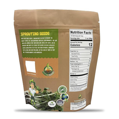 Todd’s Seeds - Calabrese Broccoli Sprouting Seeds, 1 lb - High in Sulforaphane, Non-GMO, Heirloom Variety - Bulk Seeds for Nutrient-Rich Sprouts & Home Gardening (Chemical Free - Better than Organic!)