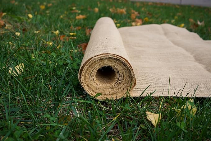 Burlapper Burlap Heavy Weight 12 oz Odorless Food Grade Garden Fabric (40 inch x 15 feet)