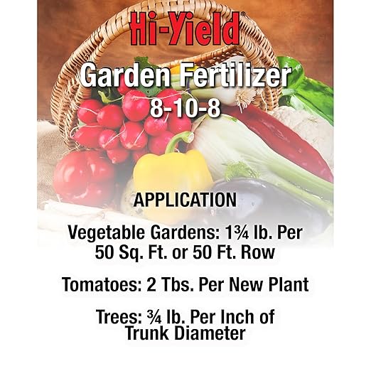 Hi-Yield (34086) Garden Fertilizer 8-10-8 (3.25 lbs.)