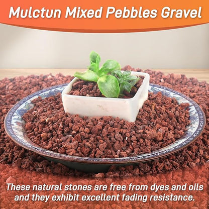 45Lb Horticultural Lava Rock - Succulent Soil Amendment, Decorative Cactus Soil Potting Mix, Volcanic Rock for Aquarium, Fairy Gardening Top Dressing, Plant Drainage