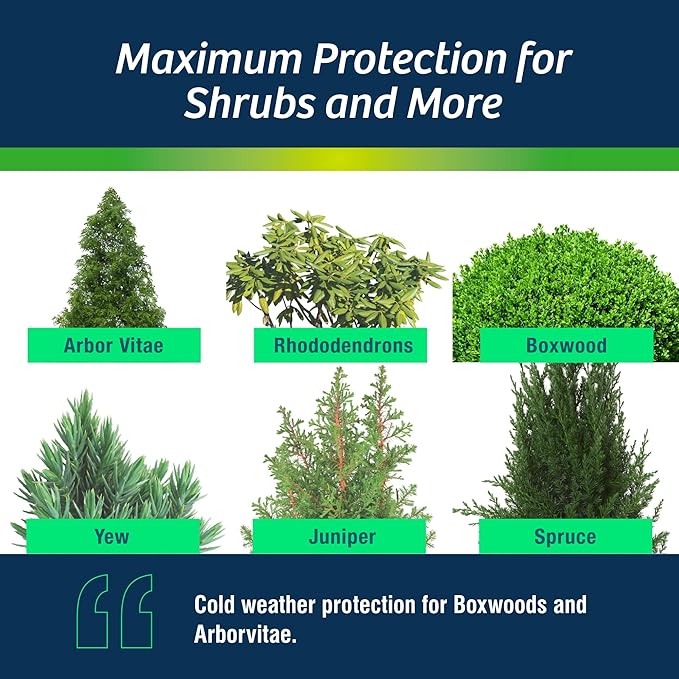 Wilt-Pruf® Concentrate | Protect Against Winter Damage, Drought, and Stress | Just Spray & Let Dry | Locks in Moisture w/Clear Foliar Film | Professional-Grade & Trusted | Replaces Burlap | (1 Gal)