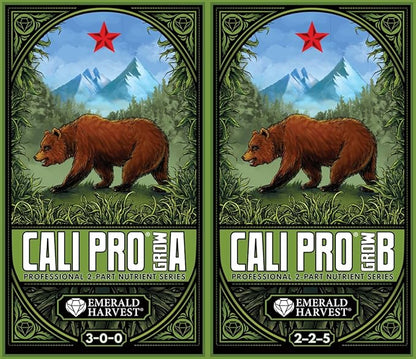 Emerald Harvest Cali Pro Grow A+B Fertilizer Combo, 3.8 L