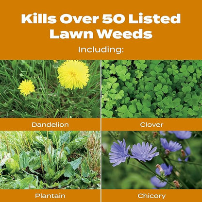 Scotts Turf Builder WinterGuard Fall Weed & Feed3, Weed Killer Plus Fall Fertilizer, 12,000 sq. ft, 34.3 lbs.