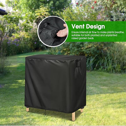 Customized Cover for Raised Garden Bed, Personalized Heavy Duty Waterproof Elevated Flower Bed Covers for Winter, Raised Tall Planter Box Cover for Outdoor Protection