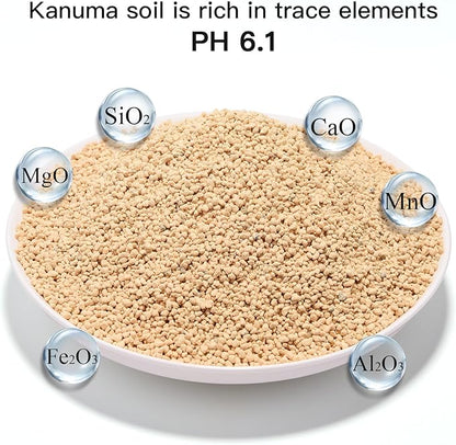 2lb Japanese Kanuma Soil 1-3mm Fine Grain for Acid-Loving Plants - Ideal for Bonsai, Azaleas, Hydrangeas & Blueberries,Succulent - Fast Drainage, PH Balanced (Natural, No Additives)