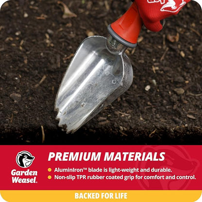 Garden Weasel Potting Scoop - Oversized | Dig and Transport | Planting and Gardening Hand Digging Tools, Heavy Duty Soil Scoop, Mini Gardening Shovel | 91362 (Pack of 12)