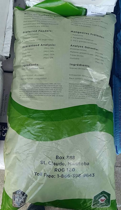 Black Oil Sunflower Seed Wild Bird Food (50 Pound) (Packaging May Vary)