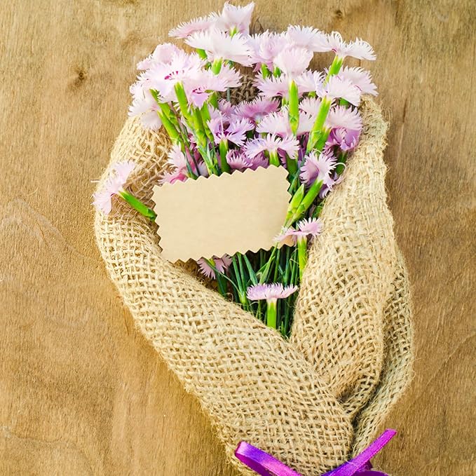 40" X 20 Feet Burlap Fabric,High Density Jute Fiber Burlap Roll for Garden Tree Wrap,Multipurpose Erosion Control Blanket for Home,Outdoor Gardening,Weed Barrier and Party Decor