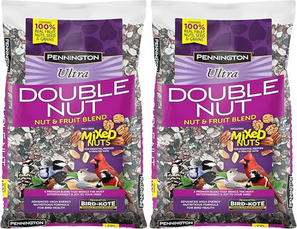 Pennington Ultra Double Nut,Nut & Fruit Blend 10lbs,(Pack of 2)