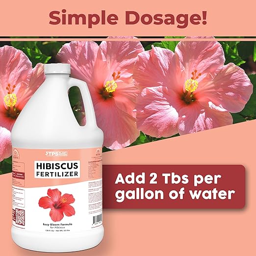 Hibiscus Fertilizer for Tropical and Flowering Plants, Liquid Plant Food, 1 Gallon (128 oz)