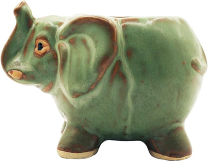 Cotta Planters Cute Animal Succulent Planter Pots 3 Pack Sheep Planter Elephant Pot Owl Planter with Drainage Hole for 2" Small Plants