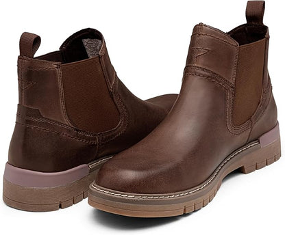 Jousen Chelsea Boots Casual Slip On Ankle Waterproof Mens Boots