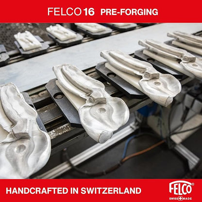 Felco F16 Pruning Shears – 7.7" Garden Clippers for Left-Handed Users with Bypass & Anvil Blades | Hand Pruners for Gardening | Garden Tool Cutter with Aluminum Handle, Lightweight Swiss Precision
