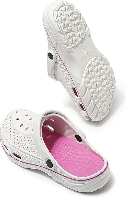Women Men Orthopedic Clogs Arch Support Garden Shoes Sandals Slippers with Plantar Fasciitis Insoles