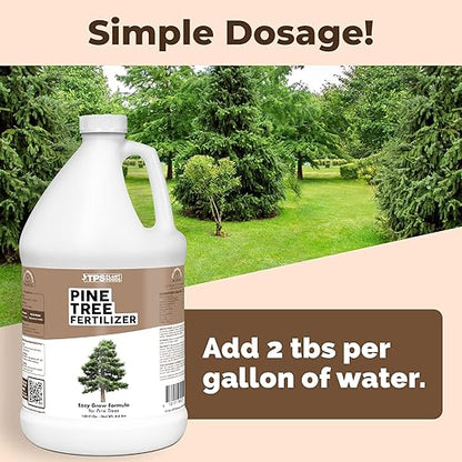 Pine Tree Fertilizer, Complete Liquid Pine Tree Plant Food, 1 Gallon (128 oz)