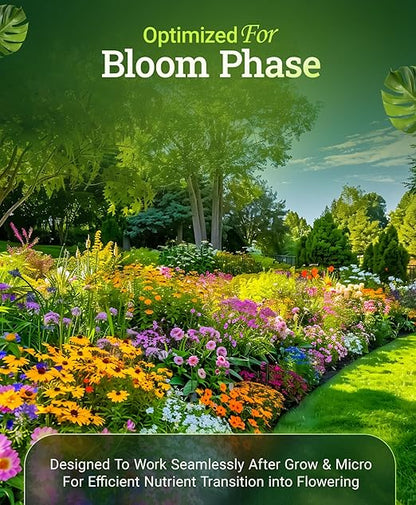 FoxFarm Cultivation Nation Bloom Fertilizer, 0-5-4 - Part 3 of FoxFarm 3-Part Feeding Program for Bud Development - Liquid Plant Food for Transition to Flowering and Harvest - 1 Pint
