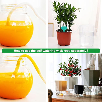 Fabric Grow Bag with Self-watering Base, 4 Pack 5 Gallon Nonwoven Garden Pot with Handle, Automatic Watering Planter, Cloth Plant Container with Self Watering System Tray Saucer Vegetable Fruit Flower
