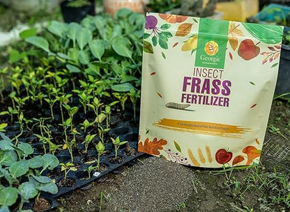Organic Insect Frass Fertilizer – All Purpose Plant Food & Soil Amendment, Enhances Soil Health, Root Development & Plant Growth – Ideal for Houseplants, Flowers, Vegetables & Lawns (3 lb)