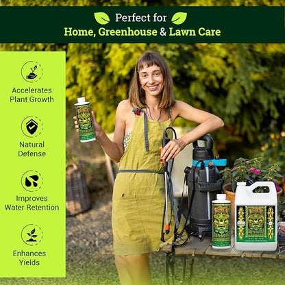 FoxFarm Bush Doctor Kelp Me Kelp You Seaweed Plant Food - 0.5-0-0.5 Liquid Kelp Fertilizer for Gardens, Hydroponic & Drip Irrigation Systems - Promotes Fast Nutrient Uptake & Plant Growth - 1 Pint