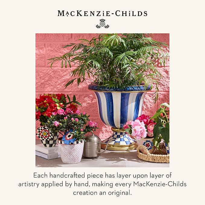 MACKENZIE-CHILDS Pot Climber, Decorative Indoor and Outdoor Planter Hanging Decor, Pretty as a Bow