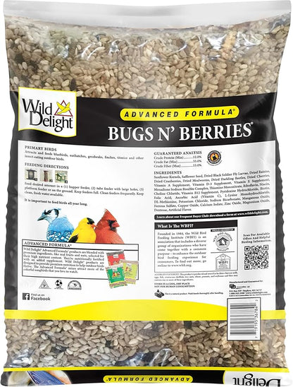 Wild Delight Advanced Formula Bugs N Berries Wild Bird Food 4.5 lbs