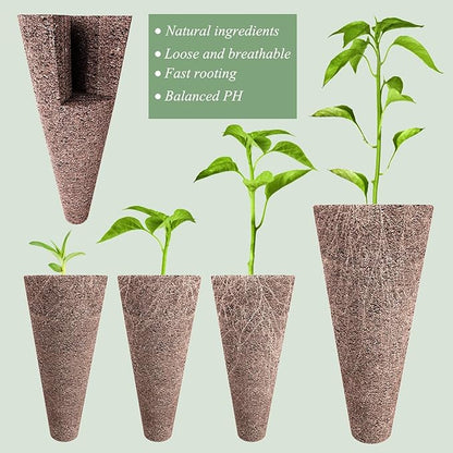 133-Pack Hydroponic Grow Sponges kit - Replacement Seed Starter Pods Compatible with AeroGarden - Boost Root Growth - Ideal for Indoor Gardening - Includes 12 Tags & 1 Tweezer (133pack)