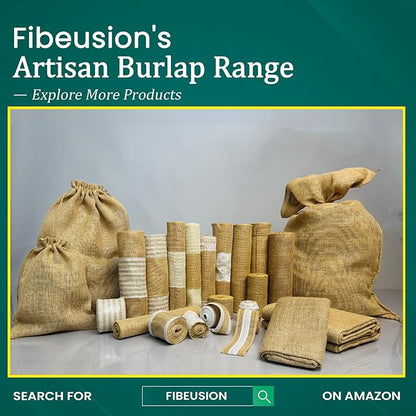 Burlap for Gardening 40" x 30 Feet - Multipurpose Natural Burlap Fabric - High Density Jute Fiber Suitable for Weed Barrier, Frost Guard for Gardening, Home Decorations and Crafts