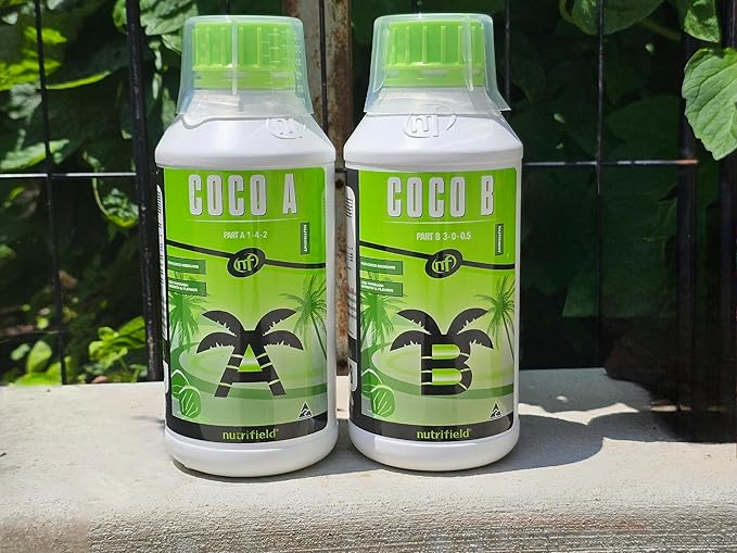 3 Bags 10 Liters Coco Perlite 70/30 Mix + Nutrients Coco A&B 500ml